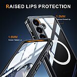 Θήκη Samsung Galaxy S25 FE 5G - OEM - Full Body PC+Tempered Glass - Μαύρο - MagSafe - Εικόνα 3