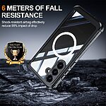 Θήκη Samsung Galaxy S25 FE 5G - OEM - Full Body PC+Tempered Glass - Μαύρο - MagSafe - Εικόνα 4