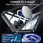 Θήκη Samsung Galaxy S25 FE 5G - OEM - Full Body PC+Tempered Glass - Μαύρο - MagSafe - Εικόνα 5