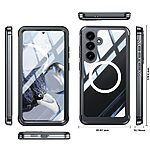 Θήκη Samsung Galaxy S25 FE 5G - OEM - Full Body PC+Tempered Glass - Μαύρο - MagSafe - Εικόνα 8