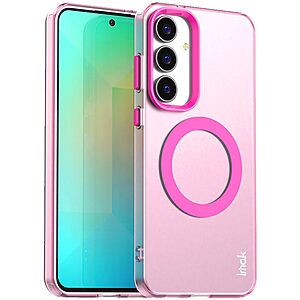 Θήκη Samsung Galaxy S25 FE 5G - IMAK - Σκληρή Θήκη PC+TPU - Κόκκινο - MagSafe