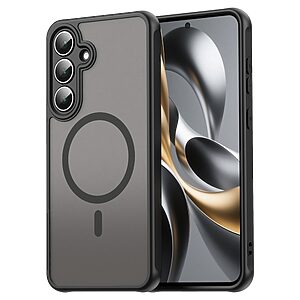 Θήκη Samsung Galaxy S25 FE 5G - OEM - Σκληρή Θήκη PC+TPU - Μαύρο - MagSafe