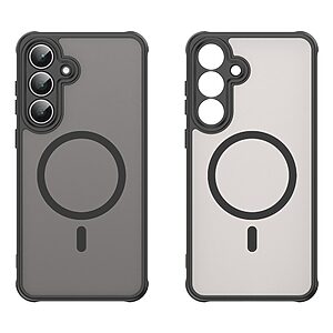 Θήκη Samsung Galaxy S25 FE 5G - OEM - Σκληρή Θήκη PC+TPU - Μαύρο - MagSafe - Εικόνα 2