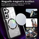 Θήκη Samsung Galaxy S25 FE 5G - OEM - Σκληρή Θήκη PC+TPU - Μαύρο - MagSafe - Εικόνα 2