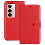 Θήκη Xiaomi Redmi 15 5G (171mm) / 4G (171mm) - OEM - Flip Πορτοφόλι από Συνθετικό Δέρμα (PU) με TPU - Κόκκινο - Stand
