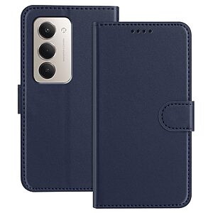 Θήκη Xiaomi Redmi 15 5G (171mm) / 4G (171mm) - OEM - Flip Πορτοφόλι από Συνθετικό Δέρμα (PU) με TPU - Μπλε - Wallet/Stand