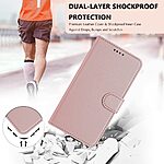 Θήκη Xiaomi Redmi 15 5G (171mm) / 4G (171mm) - OEM - Flip Πορτοφόλι από Συνθετικό Δέρμα (PU) - Ροζ Χρυσό - Stand - Εικόνα 3