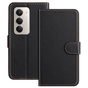 Θήκη Xiaomi Redmi 15 5G (171mm) / 4G (171mm) - OEM - Flip Πορτοφόλι από Συνθετικό Δέρμα (PU) με TPU - Μαύρο - Stand