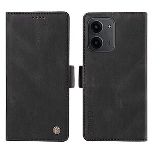 Θήκη Xiaomi Redmi 15C 4G (173mm) / Poco C85 4G (173mm) - YIKATU YK-005 - Flip Πορτοφόλι από Συνθετικό Δέρμα (PU) με TPU - Μαύρο - Wallet/Stand