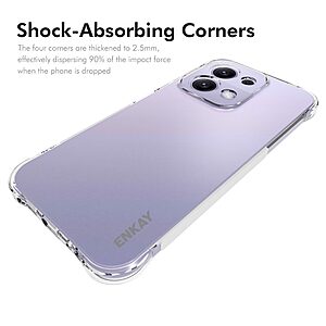 Θήκη Xiaomi Redmi 15C 4G (173mm) / Redmi 15C 5G (173mm) / Poco C85 4G (173mm) - HAT PRINCE - Πλάτη TPU - Διάφανο - Εικόνα 2