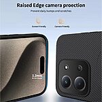 Θήκη Xiaomi Redmi 15C 5G (173mm) / 4G (173mm) - WANLONFENG TQ - Σκληρή Θήκη PC+TPU - Γαλάζιο - MagSafe - Εικόνα 3