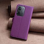 Θήκη Xiaomi Redmi 15C 5G (173mm) / 4G (173mm) - BINFEN COLOR BF17 - Flip Πορτοφόλι από Συνθετικό Δέρμα (PU) - Μωβ Σκούρο - Wallet/Stand - Εικόνα 10