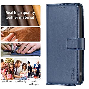 Θήκη Xiaomi Redmi 15C 5G (173mm) / 4G (173mm) - BINFEN COLOR BF17 - Flip Πορτοφόλι από Συνθετικό Δέρμα (PU) - Μπλε - Wallet/Stand - Εικόνα 2