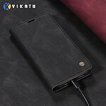Θήκη Xiaomi Redmi 15C 5G (173mm) / 4G (173mm) - YIKATU YK-004 - Flip Πορτοφόλι από Συνθετικό Δέρμα (PU) - Μαύρο - Wallet/Stand - Εικόνα 6