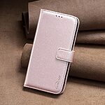 Θήκη Xiaomi Redmi 15C 5G (173mm) / 4G (173mm) - BINFEN COLOR BF17 - Flip Πορτοφόλι από Συνθετικό Δέρμα (PU) - Ροζ Χρυσό - Wallet/Stand - Εικόνα 9