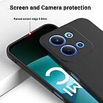 Θήκη Xiaomi Redmi 15C 5G (173mm) / 4G (173mm) - OEM - Πλάτη Σιλικόνης - Μαύρο - Λουράκι - Εικόνα 4