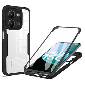 Θήκη Xiaomi Redmi 15C 5G (173mm) / Redmi 15C 4G (173mm) / Poco C85 4G (173mm) - OEM - Σκληρή Θήκη PC+TPU - Μαύρο