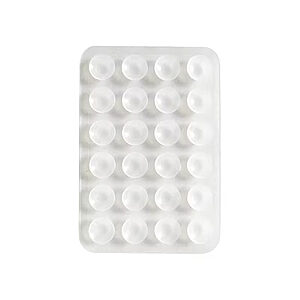 Διάφανα βεντουζάκια σιλικόνης διπλής όψης για ασφαλή στήριξη του κινητού σου - Πρακτική λύση για hands-free χρήση παντού