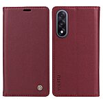 Θήκη OnePlus Nord 5 5G - YIKATU - Flip Πορτοφόλι από Συνθετικό Δέρμα (PU) με TPU - Κόκκινο - Wallet/Stand