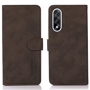Θήκη OnePlus Nord 5 5G - KHAZNEH - Flip Πορτοφόλι από Συνθετικό Δέρμα (PU) με TPU - Καφέ - Wallet/Stand