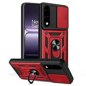 Θήκη OnePlus Nord 5 5G - OEM - Σκληρή Θήκη PC+TPU - Κόκκινο - Stand