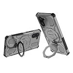 Θήκη OnePlus Nord CE5 5G - OEM - Σκληρή Θήκη PC+TPU - Γκρι - Stand - Εικόνα 2