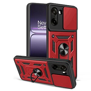 Θήκη OnePlus Nord CE5 5G - OEM - Σκληρή Θήκη PC+TPU - Κόκκινο - Stand