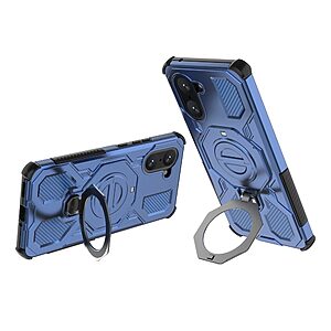 Θήκη OnePlus Nord CE5 5G - OEM - Σκληρή Θήκη PC+TPU - Μπλε - Stand - Εικόνα 2