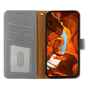 Θήκη OnePlus Nord CE5 5G - OEM - Flip Πορτοφόλι από Συνθετικό Δέρμα (PU) με TPU - Γκρι - RFID/Wallet/Stand - Εικόνα 2