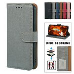 Θήκη OnePlus Nord CE5 5G - OEM - Flip Πορτοφόλι από Συνθετικό Δέρμα (PU) με TPU - Γκρι - RFID/Wallet/Stand - Εικόνα 5