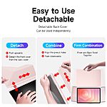 Θήκη Samsung Galaxy Tab S11 - DUX DUCIS Magi Series - Flip Θήκη από Συνθετικό Δέρμα (PU) με TPU - Ροζ - Stand - Εικόνα 6