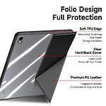 Θήκη Samsung Galaxy Tab S11 - DUX DUCIS Magi Series - Flip Θήκη από Συνθετικό Δέρμα (PU) με TPU - Μαύρο - Stand - Εικόνα 9