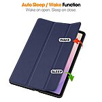 Θήκη Samsung Galaxy Tab S11 - OEM - Flip Θήκη από Συνθετικό Δέρμα (PU) με TPU - Μπλε - Stand - Εικόνα 7