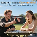 Θήκη Samsung Galaxy Tab S11 - OEM - Σκληρή Θήκη PC+TPU - Μαύρο - Stand - Εικόνα 2