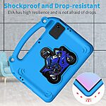 Θήκη Samsung Galaxy Tab S11 / S10 FE / S9 FE / S9 / S8 / S7 / Xiaomi Pad 6 / Redmi Pad 2 / Redmi Pad SE / Lenovo Tab M11 / Huawei MatePad SE 11 - OEM - Σκληρή Θήκη EVA - Μπλε - Stand - Εικόνα 3