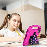 Θήκη Samsung Galaxy Tab S11 / S10 FE / S9 FE / S9 / S8 / S7 / Xiaomi Pad 6 / Redmi Pad 2 / Redmi Pad SE / Lenovo Tab M11 / Huawei MatePad SE 11 - OEM - Πλάτη EVA - Ροζ - Stand - Εικόνα 4