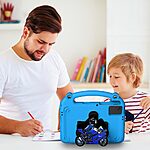 Θήκη Samsung Galaxy Tab S11 / S10 FE / S9 FE / S9 / S8 / S7 / Xiaomi Pad 6 / Redmi Pad 2 / Redmi Pad SE / Lenovo Tab M11 / Huawei MatePad SE 11 - OEM - Σκληρή Θήκη EVA - Μπλε - Stand - Εικόνα 5