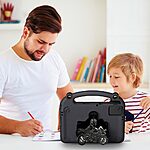 Θήκη Samsung Galaxy Tab S11 / S10 FE / S9 FE / S9 / S8 / S7 / Xiaomi Pad 6 / Redmi Pad 2 / Redmi Pad SE / Lenovo Tab M11 / Huawei MatePad SE 11 - OEM - Πλάτη EVA - Μαύρο - Stand - Εικόνα 5