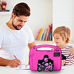 Θήκη Samsung Galaxy Tab S11 / S10 FE / S9 FE / S9 / S8 / S7 / Xiaomi Pad 6 / Redmi Pad 2 / Redmi Pad SE / Lenovo Tab M11 / Huawei MatePad SE 11 - OEM - Πλάτη EVA - Ροζ - Stand - Εικόνα 5