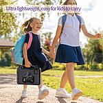 Θήκη Samsung Galaxy Tab S11 / S10 FE / S9 FE / S9 / S8 / S7 / Xiaomi Pad 6 / Redmi Pad 2 / Redmi Pad SE / Lenovo Tab M11 / Huawei MatePad SE 11 - OEM - Πλάτη EVA - Μαύρο - Stand - Εικόνα 6