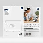 Θήκη Samsung Galaxy Tab S11 - DUX DUCIS Magi Series - Flip Θήκη από Συνθετικό Δέρμα (PU) με TPU - Γκρι - Stand - Εικόνα 4