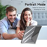 Θήκη Samsung Galaxy Tab S11 - DUX DUCIS Magi Series - Flip Θήκη από Συνθετικό Δέρμα (PU) με TPU - Γκρι - Stand - Εικόνα 7