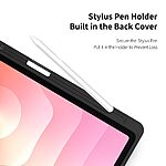 Θήκη Samsung Galaxy Tab S11 - DUX DUCIS TOBY Series - Flip Θήκη από Συνθετικό Δέρμα (PU) με TPU - Μαύρο - Stand - Εικόνα 2