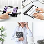 Θήκη Samsung Galaxy Tab S11 - DUX DUCIS TOBY Series - Flip Θήκη από Συνθετικό Δέρμα (PU) με TPU - Μαύρο - Stand - Εικόνα 9