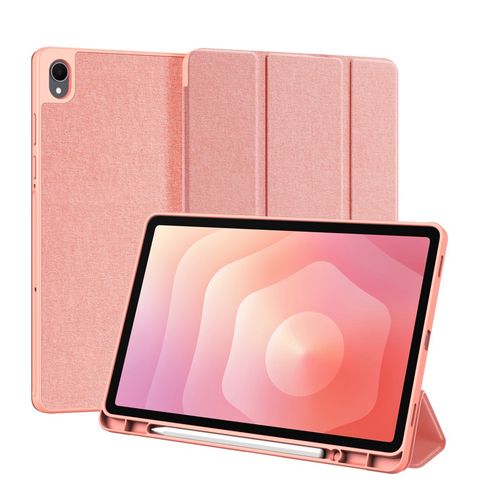 Θήκη Samsung Galaxy Tab S11 - DUX DUCIS Domo Series - Flip Θήκη από Συνθετικό Δέρμα (PU) με TPU - Ροζ - Stand Θήκη Samsung Galaxy Tab S11 - DUX DUCIS Domo Series - Flip Θήκη από Συνθετικό Δέρμα (PU) με TPU - Ροζ - Stand