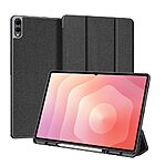 Θήκη Samsung Galaxy Tab S11 Ultra - DUX DUCIS Domo Series - Flip Θήκη από Συνθετικό Δέρμα (PU) με TPU - Μαύρο - Stand