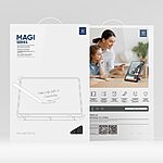 Θήκη Samsung Galaxy Tab S11 Ultra - DUX DUCIS Magi Series - Flip Θήκη από Συνθετικό Δέρμα (PU) με TPU - Μαύρο - Stand/Αποσπώμενη - Εικόνα 4