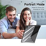 Θήκη Samsung Galaxy Tab S11 Ultra - DUX DUCIS Magi Series - Flip Θήκη από Συνθετικό Δέρμα (PU) με TPU - Μαύρο - Stand/Αποσπώμενη - Εικόνα 7