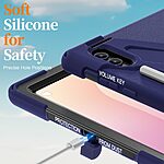 Θήκη Samsung Galaxy Tab S11 Ultra - OEM - Σκληρή Θήκη PC+TPU - Μπλε - Stand/Λουράκι - Εικόνα 9