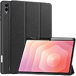 Θήκη Samsung Galaxy Tab S11 Ultra - OEM - Flip Θήκη από Συνθετικό Δέρμα (PU) με TPU - Μαύρο - Stand